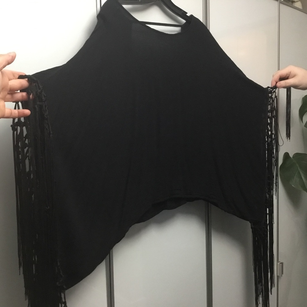 KappAhl Top poncho-style XS/S fits also bigger